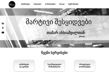 Screenshot of easyprocurement.ge