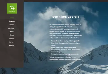 Screenshot of ecofilms.ge