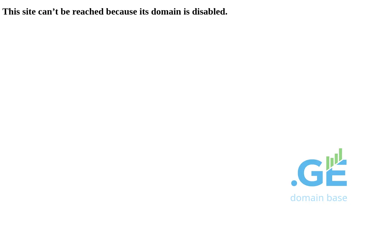 Screenshot of the site ecomm.ge