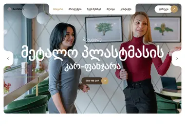 Screenshot of ecostart.ge