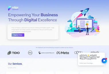 Screenshot of edge.ge