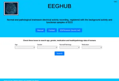Screenshot of eeghub.ge