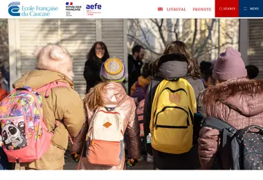 Screenshot of efc.edu.ge