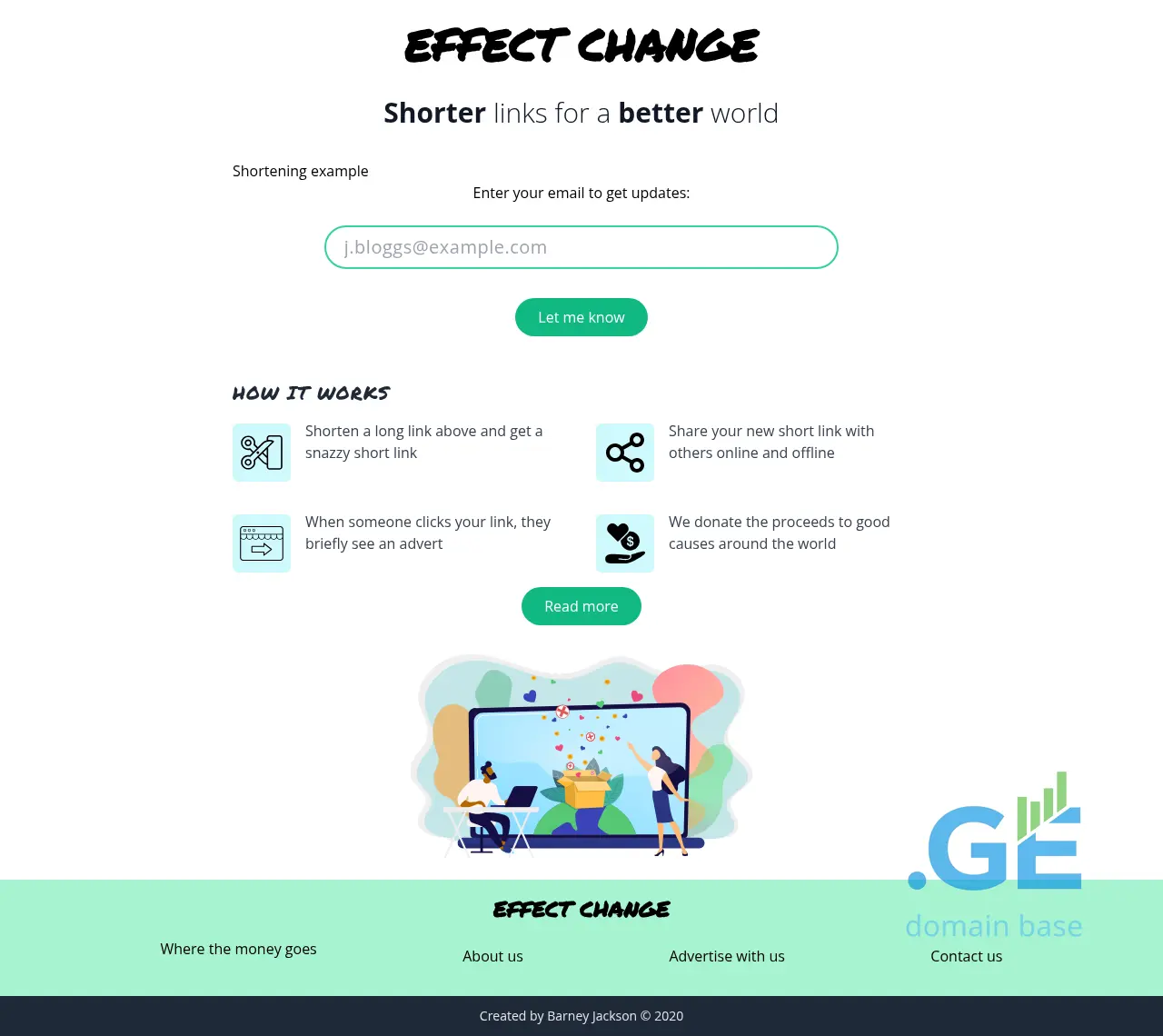 Screenshot of the site effectchan.ge