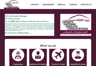 Screenshot of egec.ge