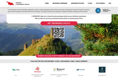 Screenshot of einsurance.ge