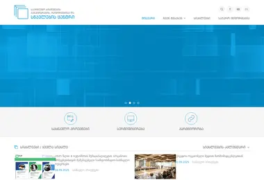 Screenshot of electionreforms.ge