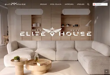 Screenshot of elitehouse.ge