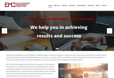 Screenshot of emc.com.ge