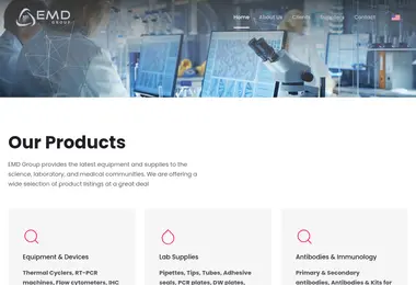 Screenshot of emd.ge