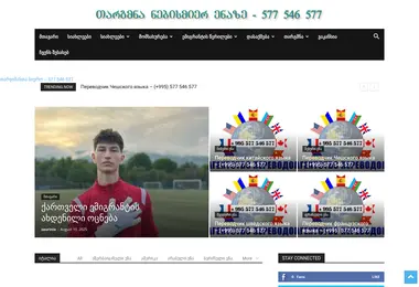 Screenshot of emigrantebi.ge