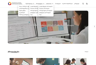 Screenshot of emis.ge