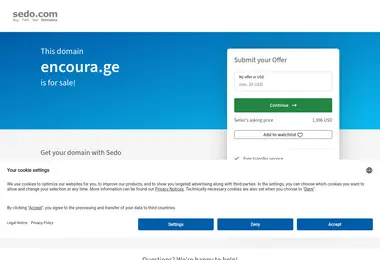 Screenshot of encoura.ge