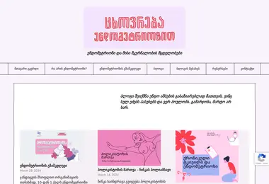 Screenshot of endo.ge