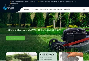 Screenshot of engo.ge