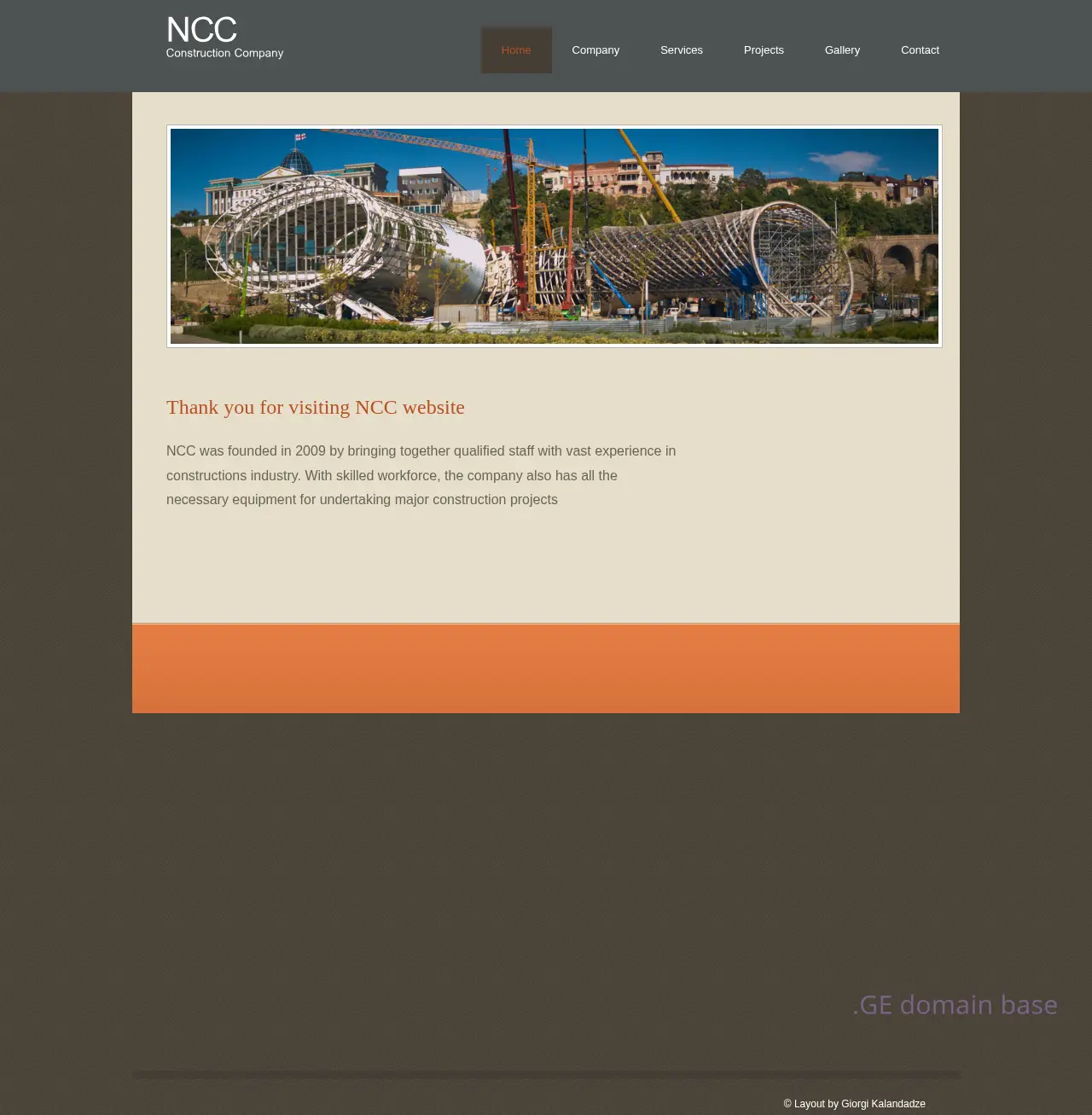 Screenshot of the site ensisi.ge