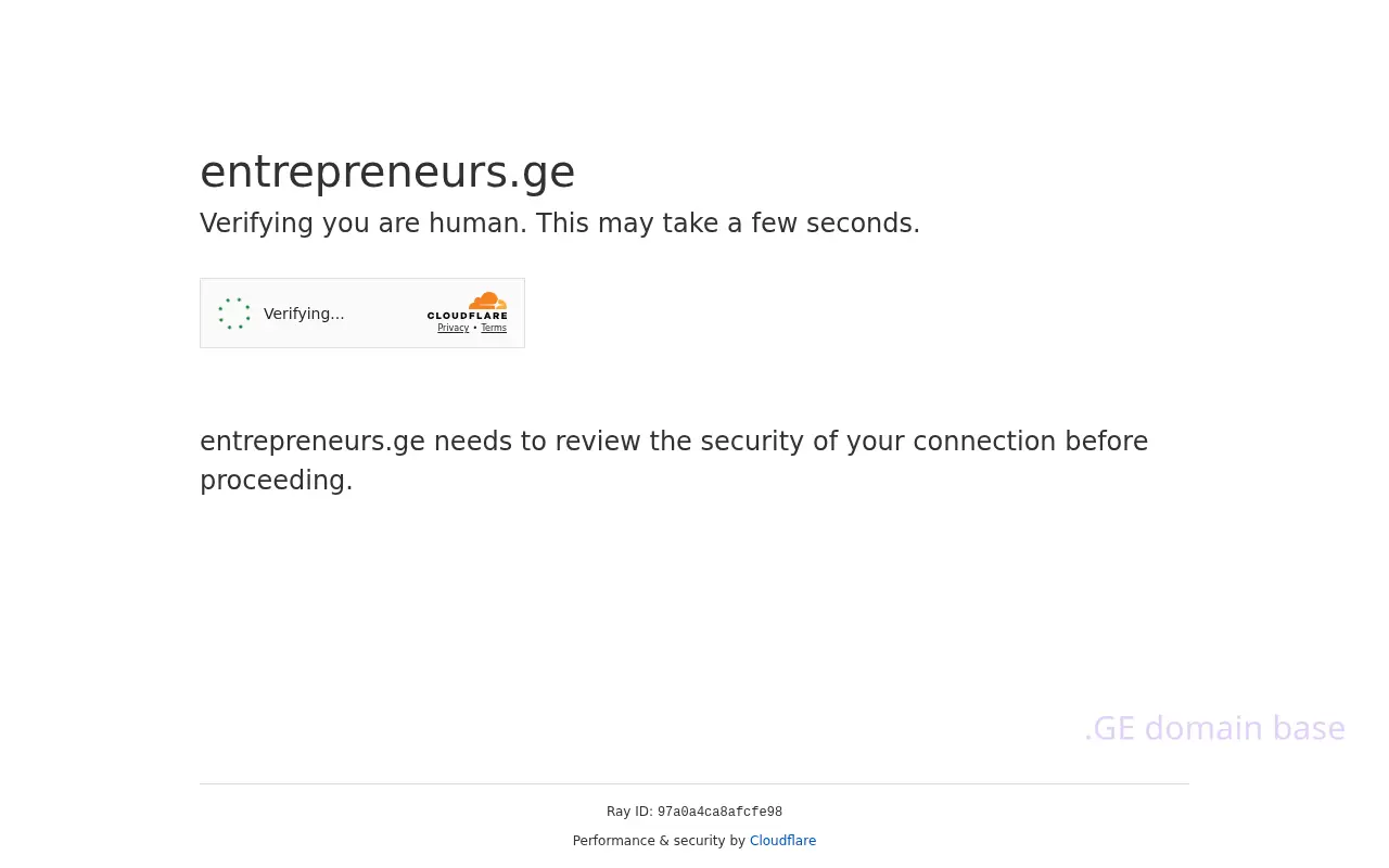 Screenshot of the site entrepreneurs.ge