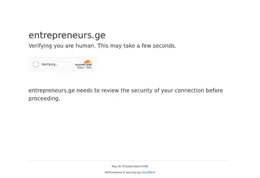 Screenshot of entrepreneurs.ge