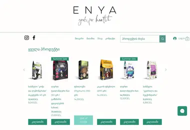 Screenshot of enya.ge