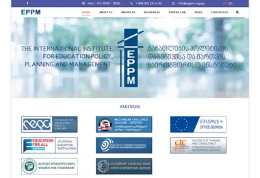 Screenshot of eppm.org.ge