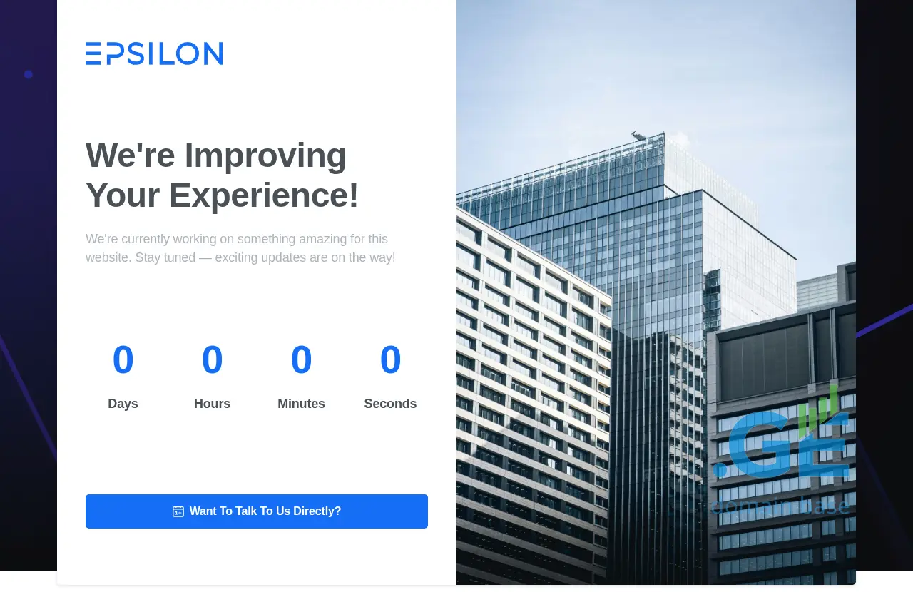 Screenshot of the site epsilon.ge