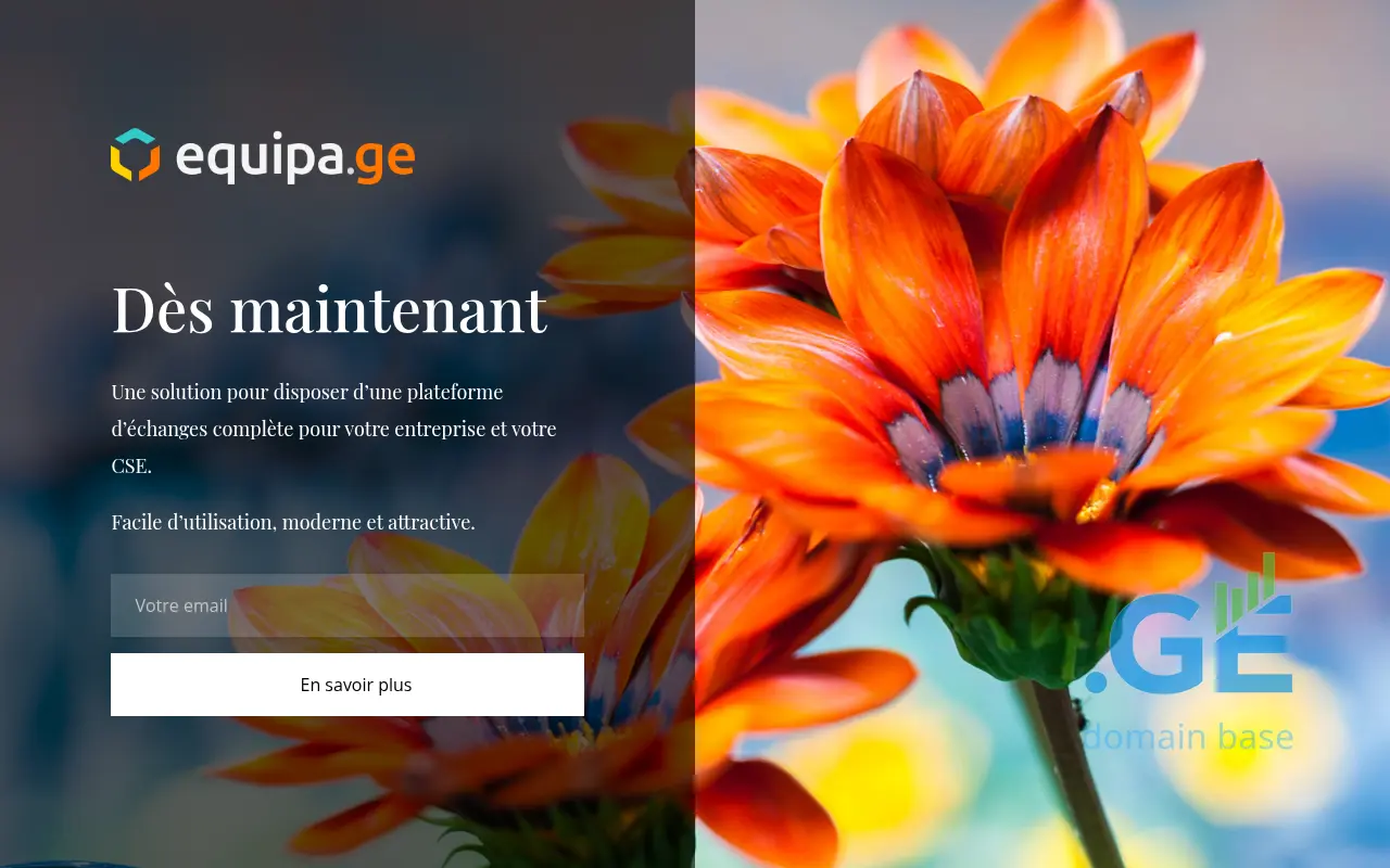 Screenshot of the site equipa.ge