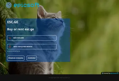 Screenshot of esc.ge