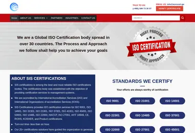 Screenshot of eurocert.ge