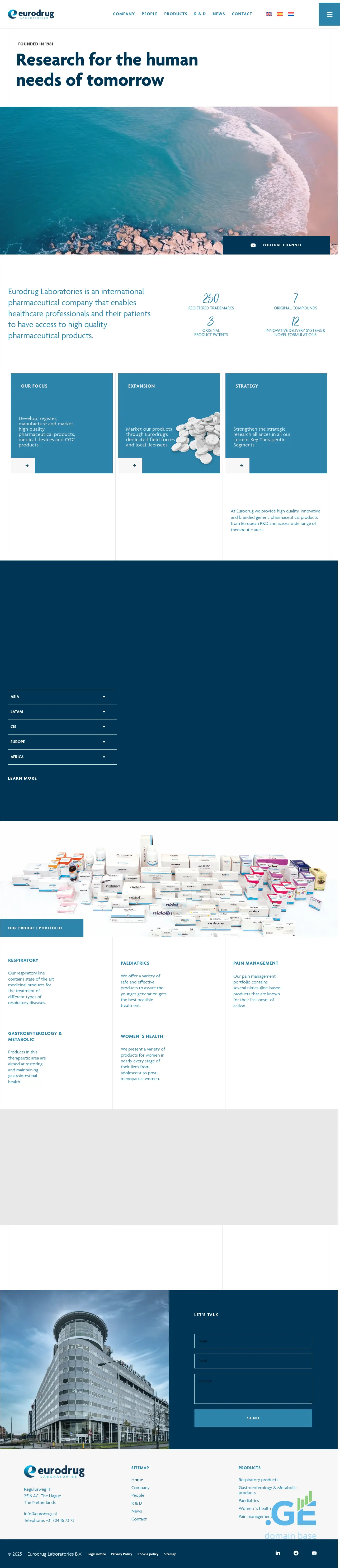 Screenshot of the site eurodrug.ge