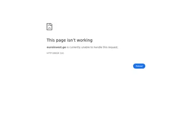 Screenshot of euroinvest.ge