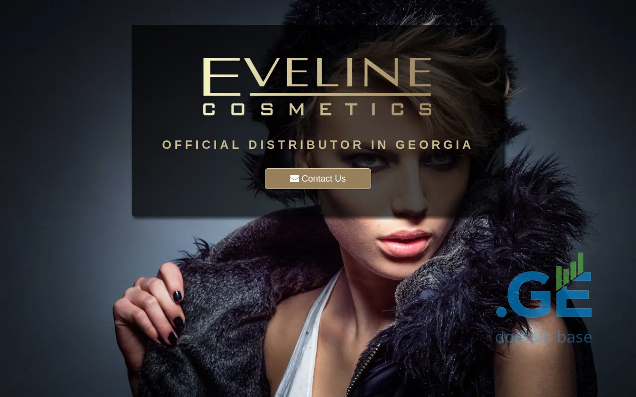 Screenshot of the site eveline.ge