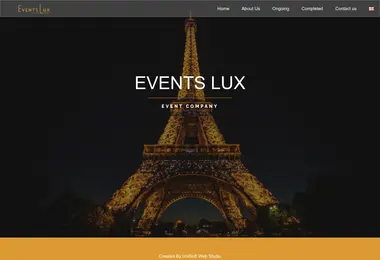 Screenshot of eventslux.com.ge