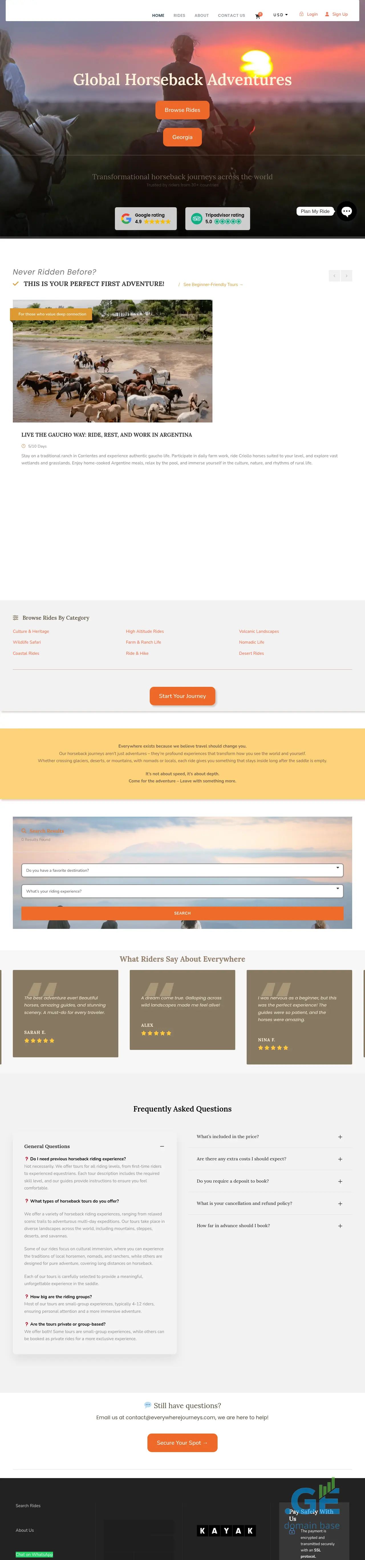 Screenshot of the site everywhere.ge