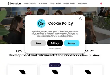 Screenshot of evolution.ge