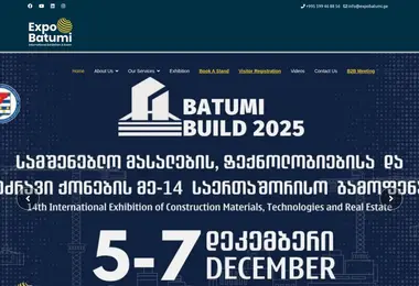 Screenshot of expobatumi.ge