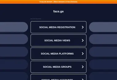 Screenshot of face.ge