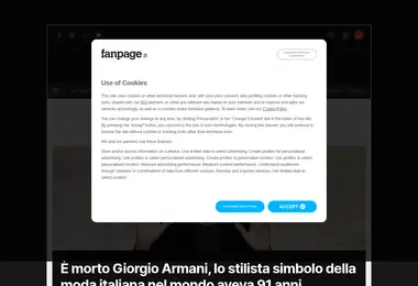 Screenshot of fanpa.ge