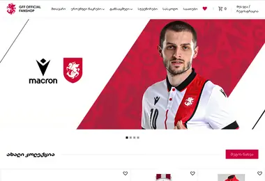 Screenshot of fanshop.ge
