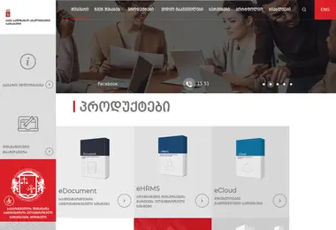 Screenshot of fas.ge