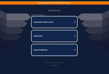 Скриншот fcmerani.ge