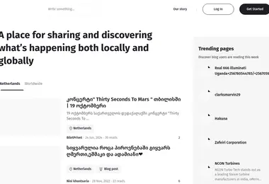 Screenshot of feedc.ge
