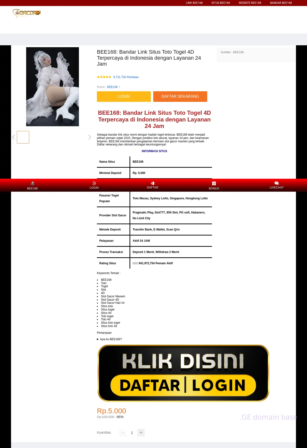 Screenshot of the site flexi.ge
