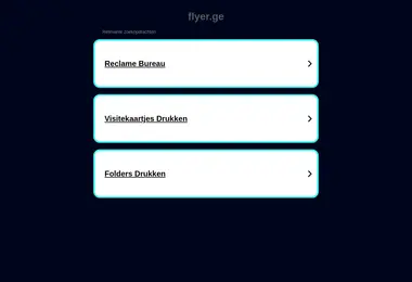 Screenshot of flyer.ge