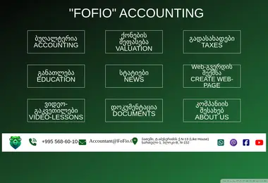 Screenshot of fofio.ge