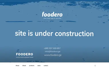 Screenshot of foodero.ge