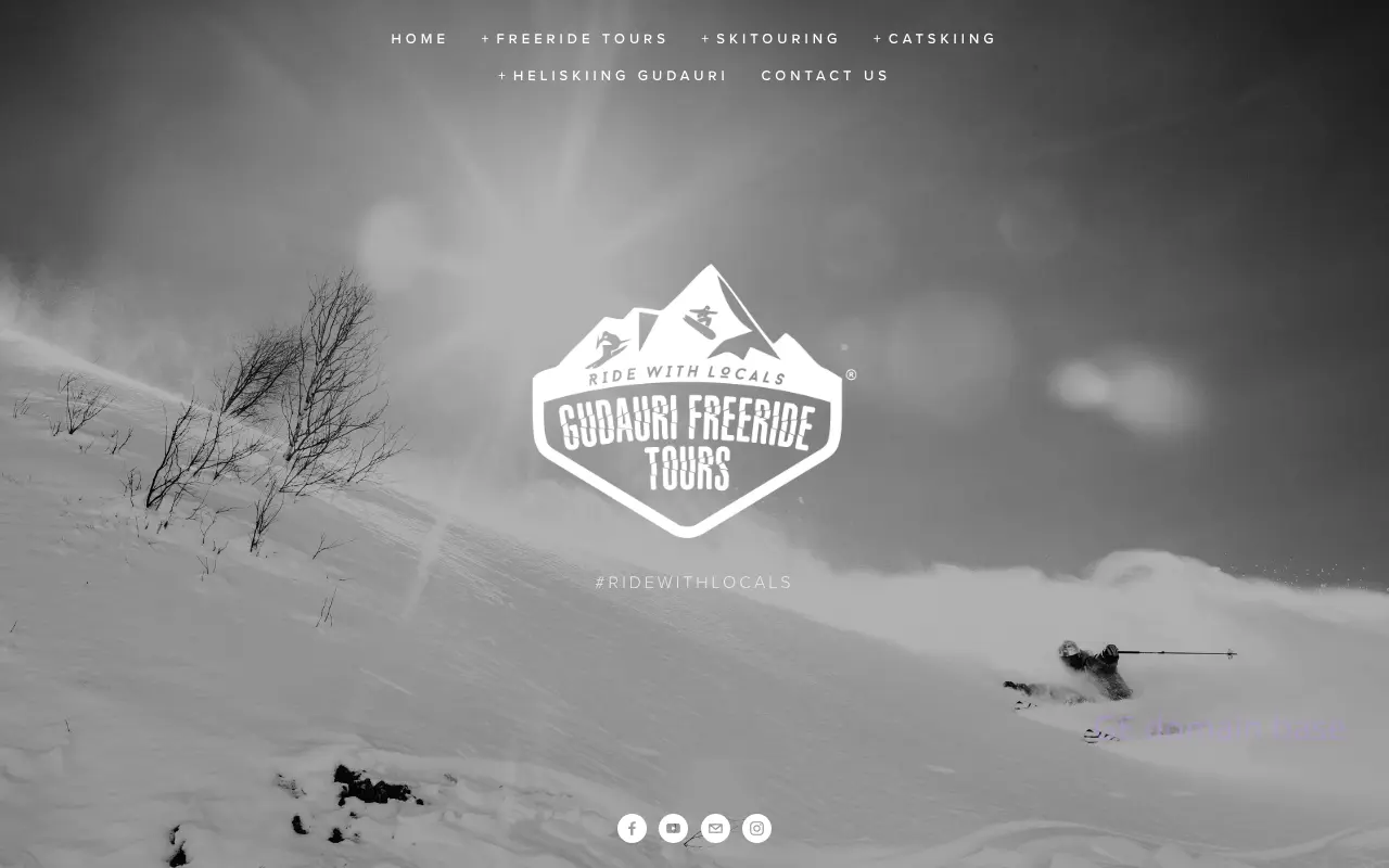 Screenshot of the site freeride.ge