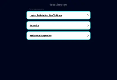 Screenshot of freeshop.ge