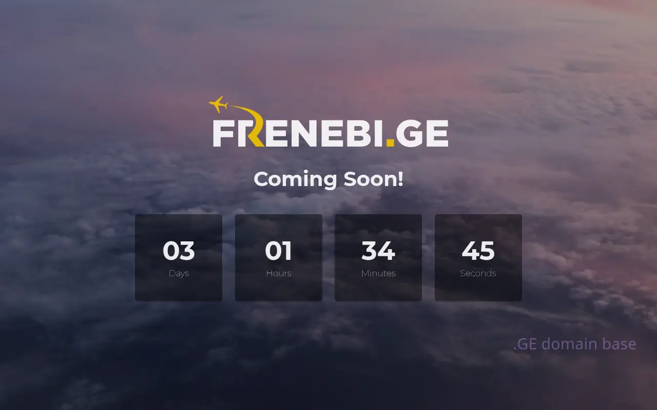 Screenshot of the site frenebi.ge