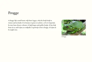 Screenshot of frog.ge