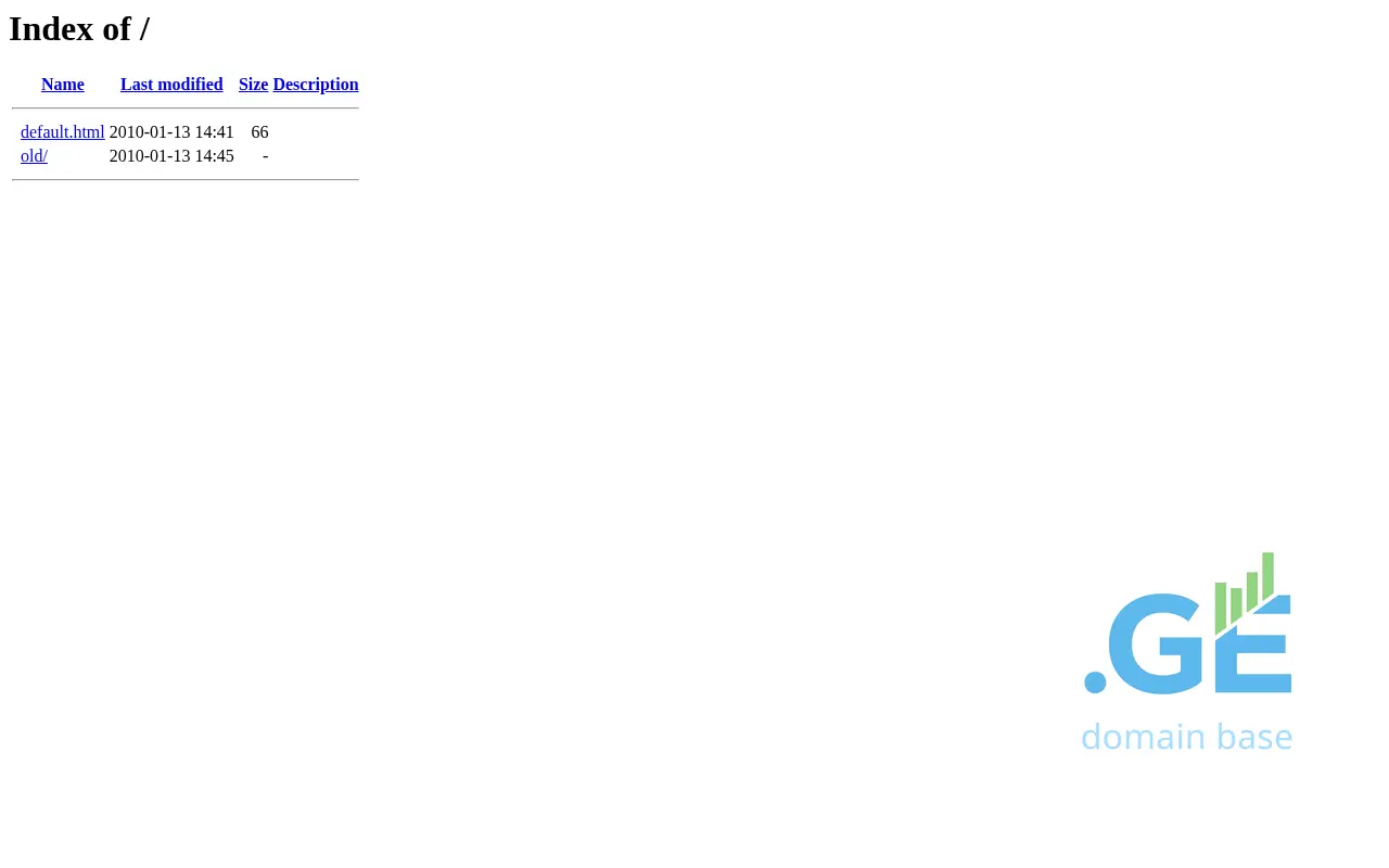 Screenshot of the site fsa.gov.ge